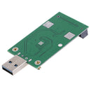USB 3.0 to PCIE mSATA SSD External mSATA to USB 3.0 SSD Convertor AdapterJC!c