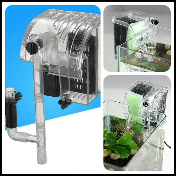 Aquarium Power Filter Hanging External Filter System Fish Tank Filter Wat FVA