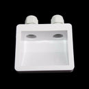 Roof Solar Panel Cable Entry Gland Double Cable Gland Box For Caravan Boat White
