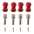 1/10 Scale Metal Wheel Extension Hub Hex Adapter for Axial SCX10 RC Car Accs