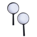 2pcs 5x magnifier hand held magnifying glass loupe reading jewelry25mmhandhel&S