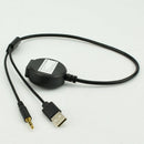Car Bluetooth Audio 3.5mm AUX USB Music Adapter Set For BMW A6Y6