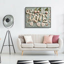 5D Round Diamond Painting Embroidery Letter Mosaic Set Cross Stitch (k9340)