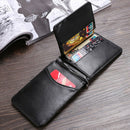 Men's Leather Bifold Wallet Coin Purse ID Credit Card Holder Short Money OZ