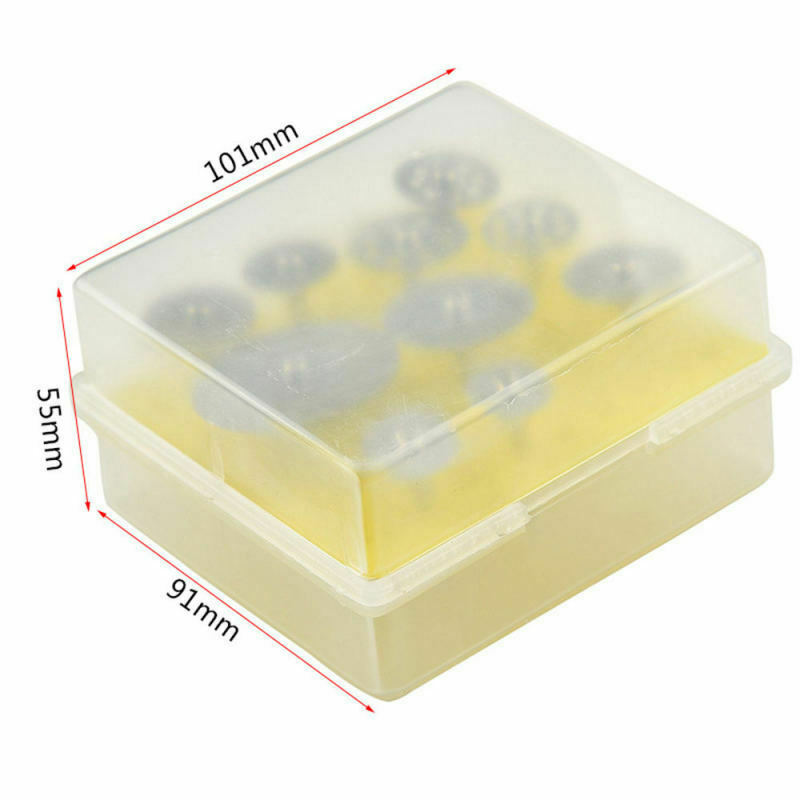 10Pcs Diamond Cutting Off Wheel Set Polishing Mini Drill Discs for Power Rotary