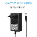 8.4V 2A 18650 Lithium Battery Charger DC5.5mm Power Adapter Charger (EU) A