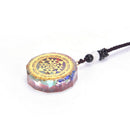 Orgonite Pendant Sri Yantra Necklace Sacred Geometry Chakra-Energy NecklaceSEAU