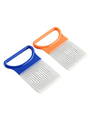 2 PCS Onion Holder for Slicing Vegetable Potato Cutter Slicer full Grip Handle