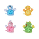 4-Pack Soft Baby Bath Gloves Cute Cartoon Animal Duck/Dog/Rabbit/ Shape Bod C6Y1
