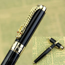 Professional Writing Jinhao 1200 18KGP Black Fountain Pen Dragon Medium Nib