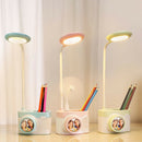 Usb Rechargeable Led Desk Lamp Contact Dimming Adjustment Table Lamp for Ch