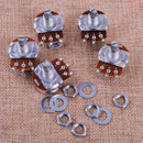 5pc A250K Guitar Switch OHM Taper Tone Split Shaft Pots Potentiometer 18mm shaft