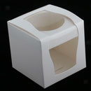 12x White Kraft Paper Cupcake Muffin Boxes Wedding Party Favor Gifts