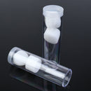 2 Pcs 25mm Round Clear Plastic Coin Fits Quarter Dollar Storage Tubes ScrewSEAU