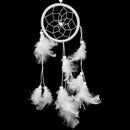 White Dream Catcher Net with Feather Handmade Wall Hanging Home Decor Wind C Ew