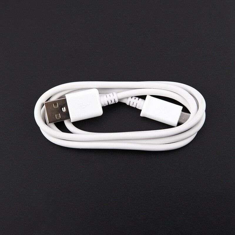 2 Pieces x White USB universal Android phone charging data cable Mini USB c P3P9