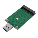 mSATA SSD Adapter To USB 3.0 Adapter, Use as Portable External Flash Drive