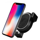 Qi Car Wireless Charger Suction Cup Telescopic Charging Ventilation Car Pho