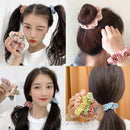 8Pcs Women Hair Scrunchie Elastic Ponytail Fashion Pony Tail Holder Tie Loop