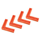Plastic 90 degree right angle ruler 6 inch woodworking tool auxiliary locat A2D3
