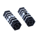 2pcs BMX Mountain MTB Bike Bicycle Alloy Axle Pedals Foot Stunt Pegs Black