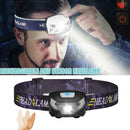 Super Bright Waterproof Head Torch Headlight USB Rechargeable LED Headlamp Fish