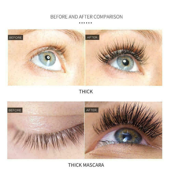 4D Make-Up Silk Fiber Lash Mascara Eyelashes Waterproof Long Extension Long M7E9