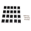 20pcs Chip To220 Aluminium Heat Sink Cooling Module for Transistor Device