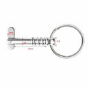 Grade Stainless Bimini Top Pin w/ Drop Cam & Spring 1/4 inch x 1 inch Grip