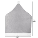 Christmas Santa Claus Hat Chair Back Cover Chair Seat Covers New Year Decor