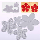 4pc Flower Metal Cutting Dies Stencil Scrapbook Embossing Card Paper Decor Craft
