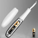 White Electric Ultrasonic Tooth Eraser Stain Dental Plaque Remover Vibratin