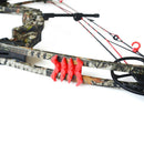 2Pcs Archery Compound Bow Stabilizer Bow Limbs Rubber Damper Firing Shock A