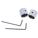 Quality chrome metal tele telecaster guitar dome knobs bass knob â„–[