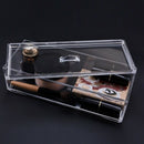 Acrylic Storage Box Cosmetic Makeup Case Jewelry Eyebrow Pencil Organizer H