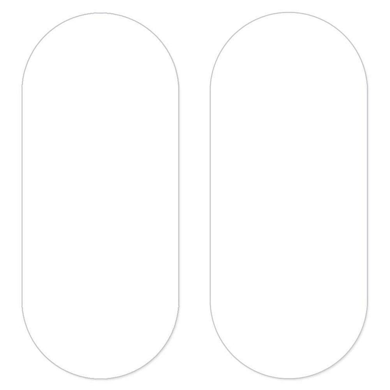 Hat-Prince 2pcs TPU Full Cover Screen Protective Soft Films for Mi Band 4