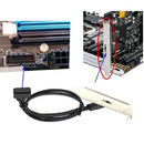 USB 3.0 20 Pin to USB C Front Panel Header Cable, USB 3.0 20 Pin Female to