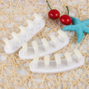 3 in 1 Nail Holder Practice Training Display Stand w/15pcs Nail Tips (White