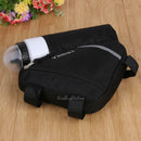 Cycling Bike Bicycle Tube Front Frame Triangle Bag Water Bottle Holder Black