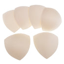 3 Pairs Nude Triangle Removable Smart Cups Bra Inserts Pads Swimwear Sports