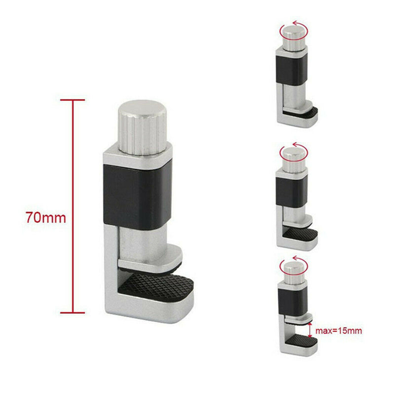 4 Pieces Metal Base Rubber Clip Fixture LCD Digitizer Screen Fastening Clamp