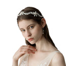 Glitter Natural Pearls Rhinestone Headband Head Chain Wedding Party Headwear