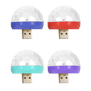 Crystal Ball Colorful Effect Lights USB Powered Disco Light Voice Control Lamp
