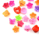 20pcs Cute Assorted Plastic Lovely Kids Girls Mini Hair Claw Clips Clamp  Z
