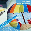 18Pc Marker Acrylic Paint Pens Art For Wood Glass Stone Fabric Craft Waterproof