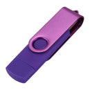 USB Mini Memory Stick 16GB USB 2.0 Memory Flash Drive OTG for Handy PC Purp