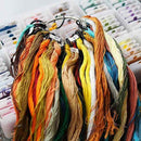 Embroidery Floss Organizer Box 18 Compartments With 100 Hard Plastic Floss