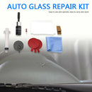 DIY Car Windshield Repair Tools Windscreen Glass Crack Restore Kit (Red)