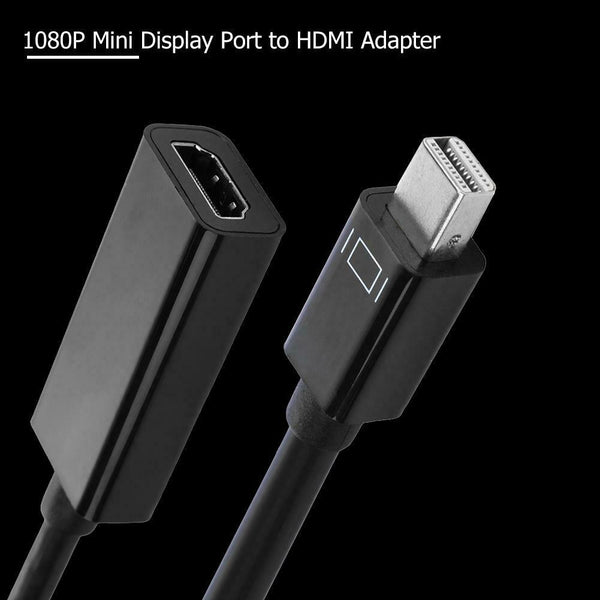 1080P Mini Display Port to HDMI Adapter Cable Connector for MacBook #gib