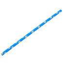 Paper Straws - Blue with Daisies Floral Pattern - Perfect For Weddings - 10